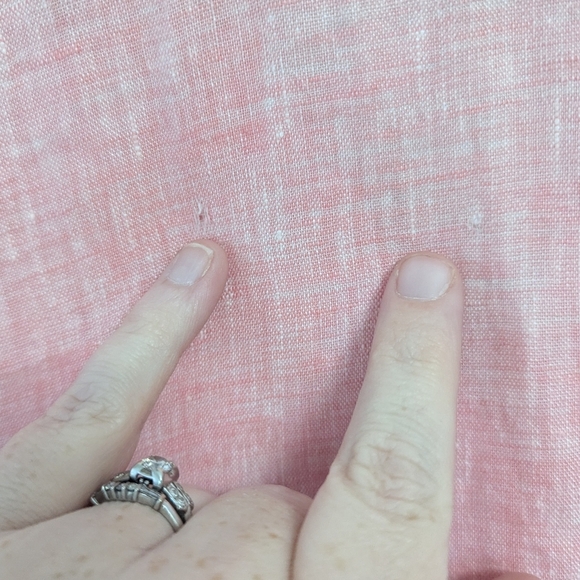 Lafayette 148 Linen Button Peasant Top - Picture 9 of 14